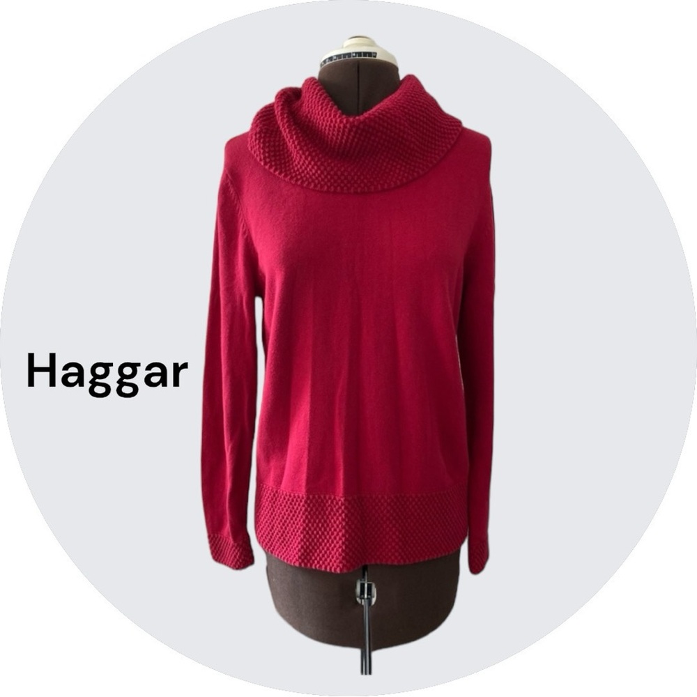 Women’s Petite Haggar cowl neck sweater